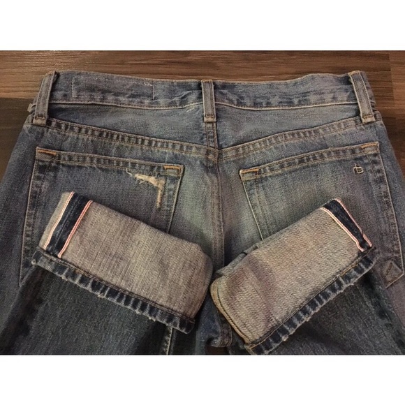 Rag & Bone X Boyfriend Crop Jean Embroidered - Picture 3 of 6